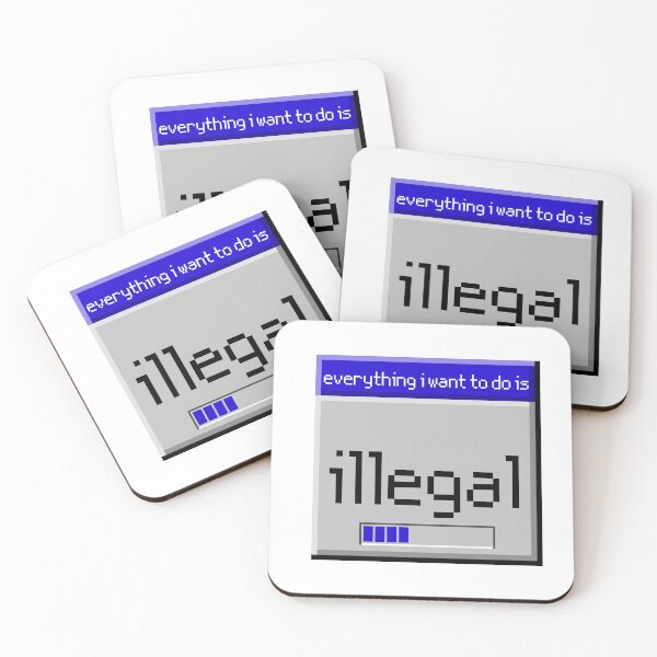 Item preview, everything i want to do is illegal | old dialog designed and sold by OurShop00.