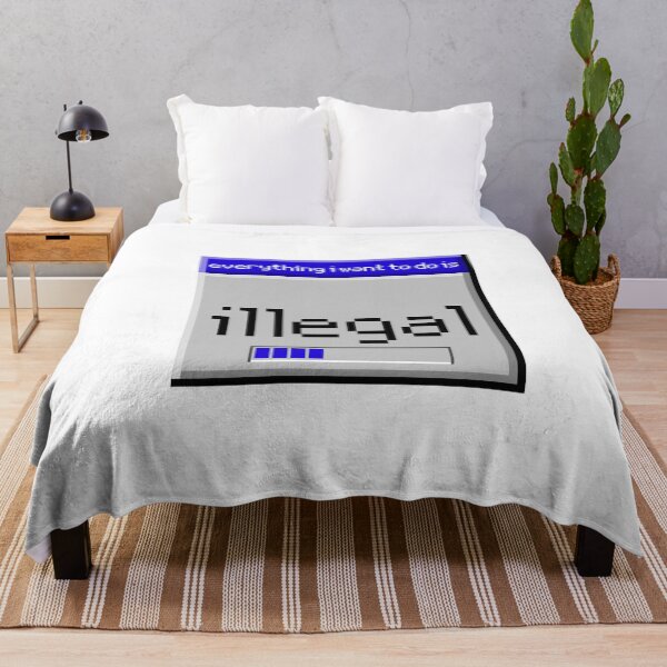 Item preview, everything i want to do is illegal | old dialog designed and sold by OurShop00.