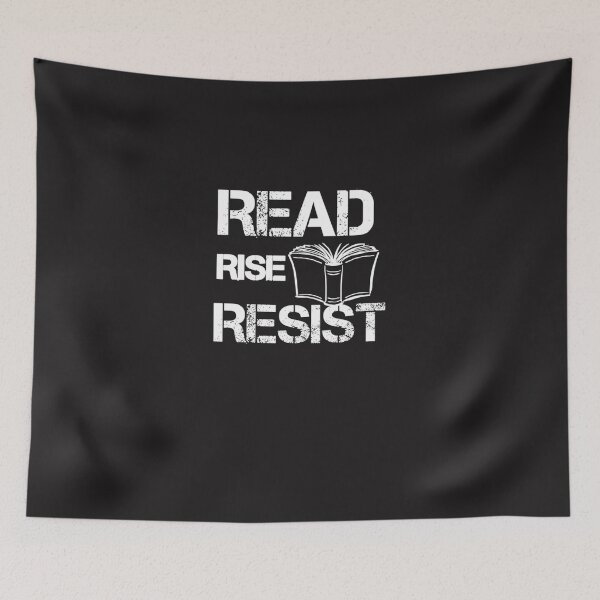 Item preview, READ RISE RESIST - READING - HERACLITUS QUOTE   T-Shirt designed and sold by DanVetter.