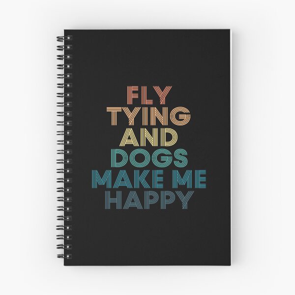 Item preview, Fly Tying And Dogs Make Me Happy- Gift for Fly Tying & Dogs Fans designed and sold by kindxinn.
