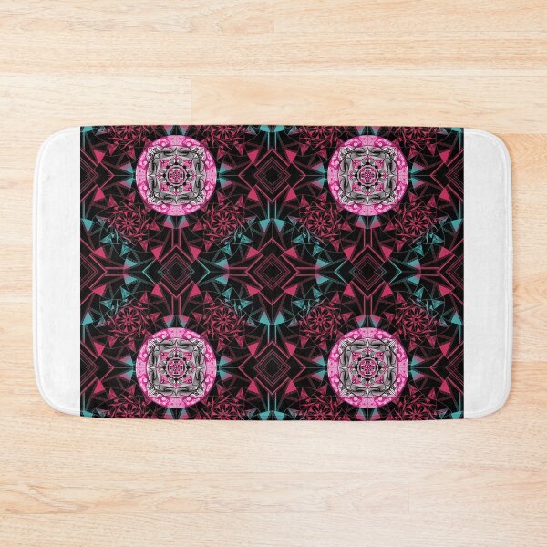 Item preview, The Pink Floral Mandala in Two-Tone Seamless Pattern  designed and sold by MyMemoriesArts.