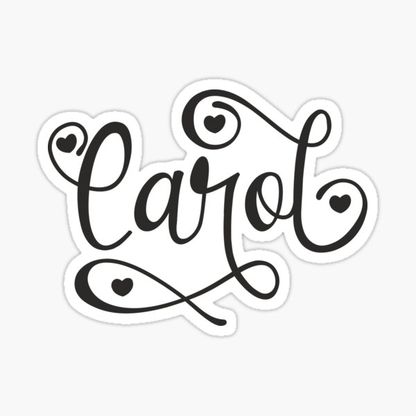 "Carol Name, Carol Calligraphy, Gift for Carol, Custom Gift Carol