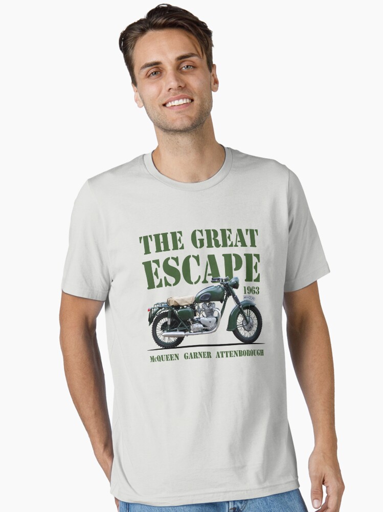 Graphic Tees The Great Escape T Shirt Steves Great Escape Bike