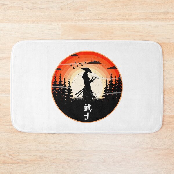 Item preview, Samurai Katana Birds Pine Trees Clouds Wild Warrior designed and sold by BakaOutfit.