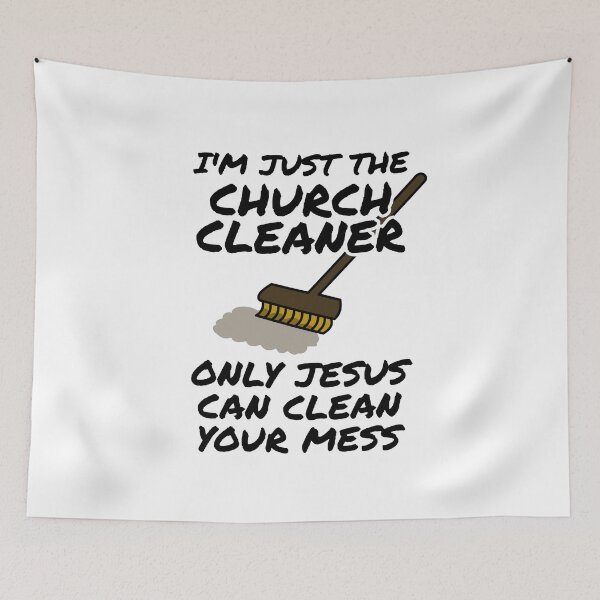 Item preview, Church Cleaner Only Jesus Can Clean Your Mess designed and sold by doodlerob.