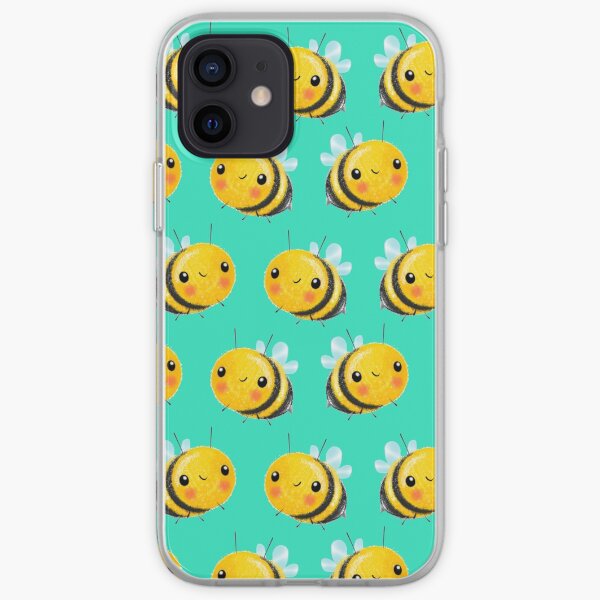 Bumble Bee Mint iPhone Soft Case