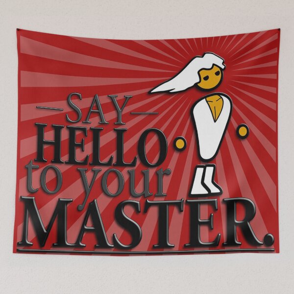 Item preview, Say HELLO to your MASTER. -Red- designed and sold by SpiritSeekers.