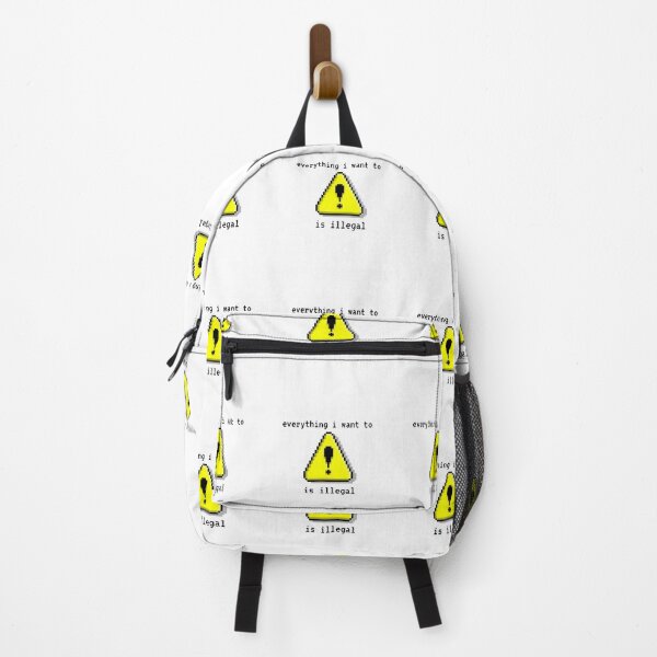 Item preview, Everything i want to do is illegal _ pixel designed and sold by OurShop00.