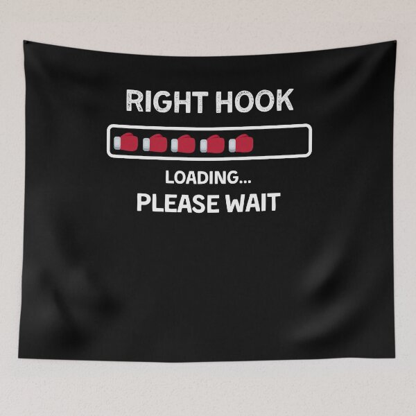 Item preview, Right Hook Loading Please Wait Boxer Boxing Kickboxer designed and sold by Mindcaptain.