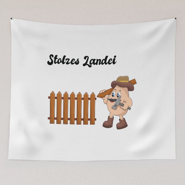 Item preview, Proud Country Bumpkin - Build A Fence designed and sold by Kaaimaan.