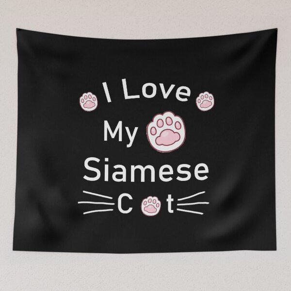 Item preview, I Love My Siamese Cat designed and sold by Housestore.