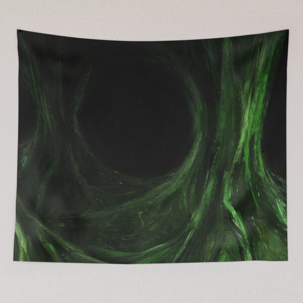 Item preview, Haunted forest abstract trees designed and sold by TheDoodlemancer.