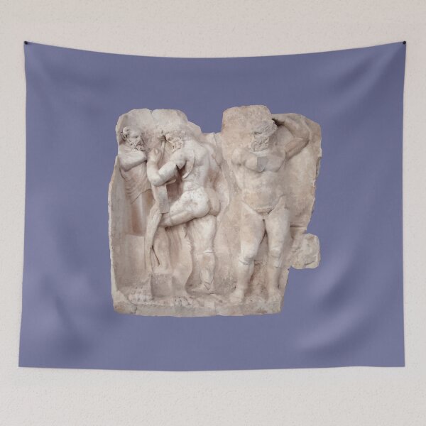 Item preview, Greek God And Libyan Giant Wrestling Cut Out designed and sold by taiche.