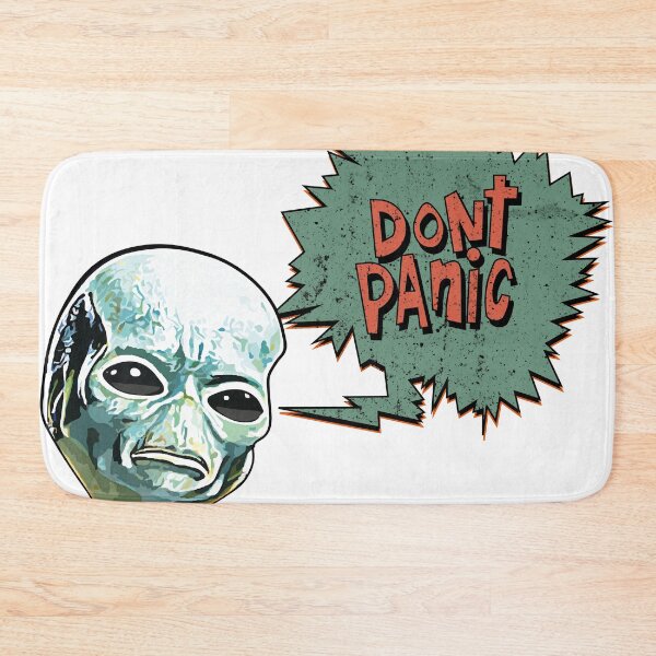 Item preview, Alien Don't Panic tee funny t-shirt designed and sold by quickkaart.