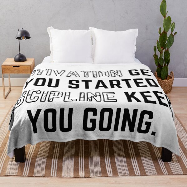Item preview, Gets You Started Discipline Keeps You Going distressed 2  designed and sold by KingsManKind.