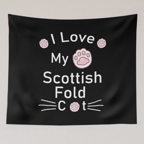 Item preview, I Love My Scottish Fold Cat designed and sold by Housestore.
