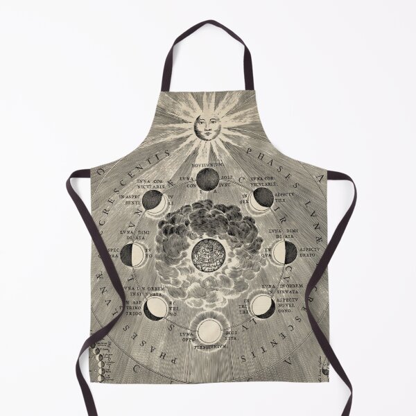 Item preview, Vintage Astronomy Poster with Lunar Cycle/Phases designed and sold by NoCoffeeNoLife.