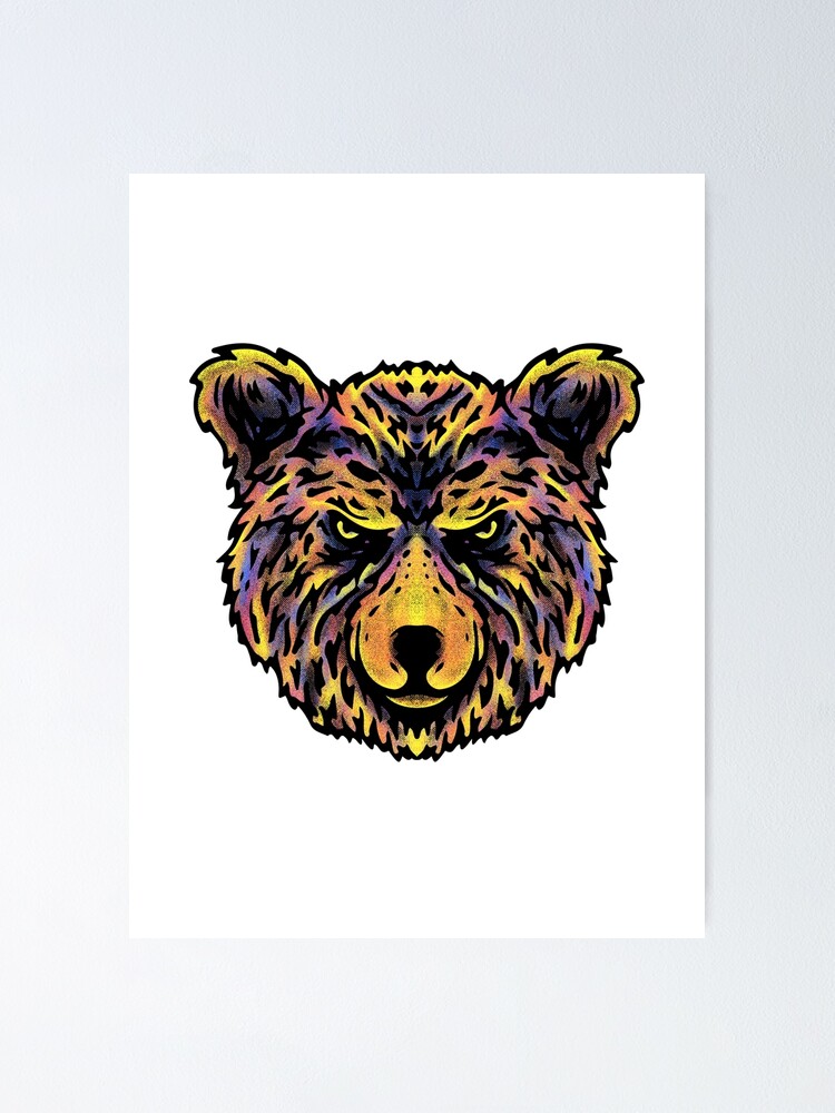Thumbnail 1 of 3, Poster, Bear designed and sold by Tuyeproject.