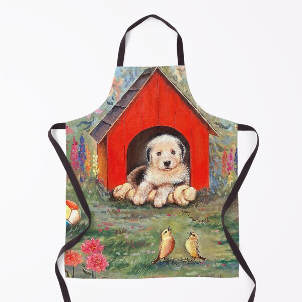 Item preview, SHEEPDOG IN DOGHOUSE designed and sold by Judy Mastrangelo.
