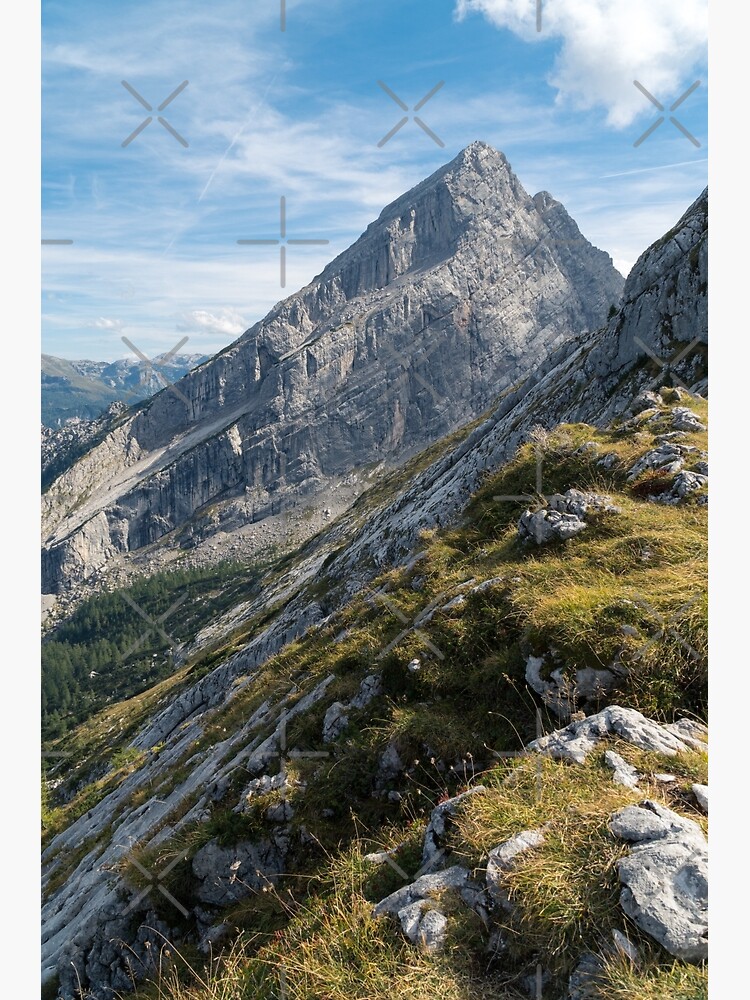 "Watzmannhaus mountain panorama Berchtesgaden Alps 4" Poster for Sale