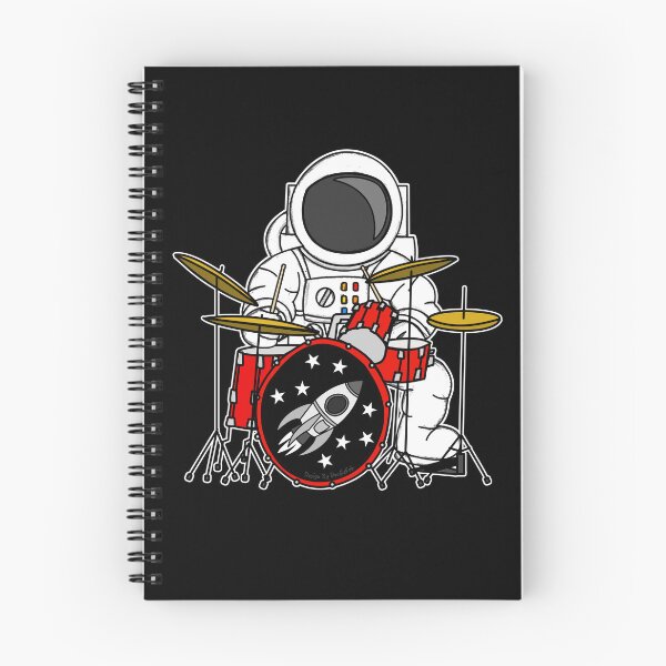 Item preview, Astronaut Playing Drums Drummer Space Enthusiast Musician designed and sold by doodlerob.