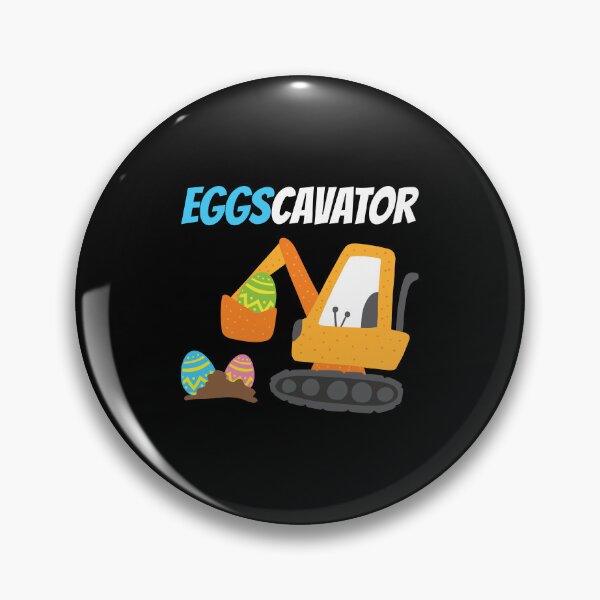 Item preview, Eggscavator Excavator Equipment Funny Easter Egg Hunting designed and sold by haselshirt.