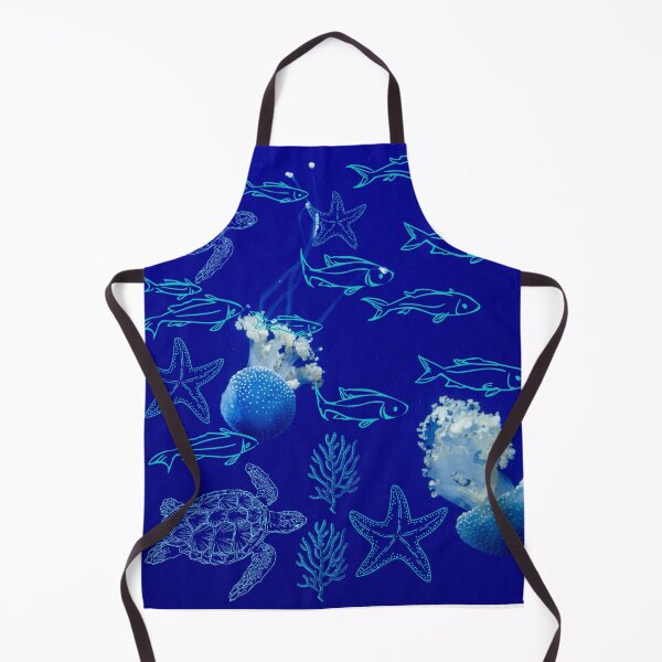 Item preview, Beautiful Blue Ocean Water Fish-Turtle designed and sold by adoredigitals.