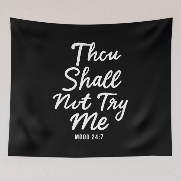 Item preview, Thou Shall Not Try Me Funny Quotes Mom Mothers Day designed and sold by haselshirt.