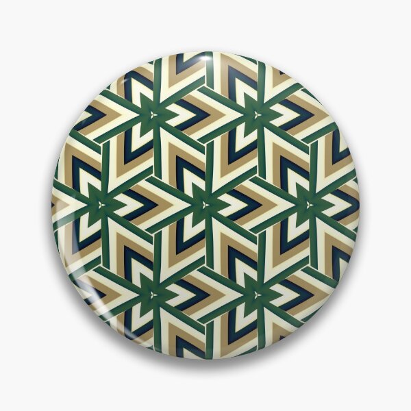 Item preview, Classic Blue and olive green Triangular Seamless Pattern  designed and sold by PatternFantasy.