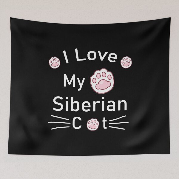 Item preview, I Love My Siberian Cat designed and sold by Housestore.