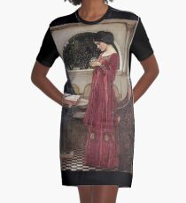 John William Waterhouse - The Crystal Ball Graphic T-Shirt Dress