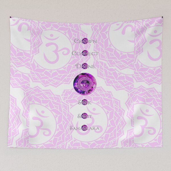 Item preview, Crown Chakra 7 Point (White Background) designed and sold by SpiritSeekers.