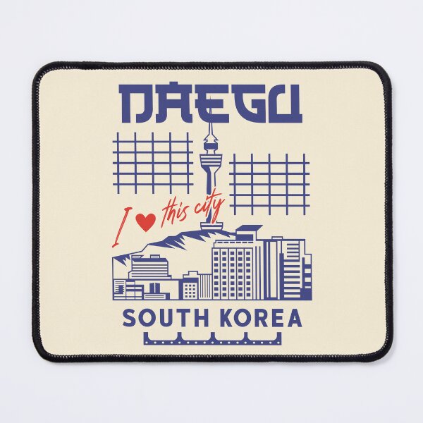Item preview, Daegu - South Korea - I love this city designed and sold by Backpack-Hiker.