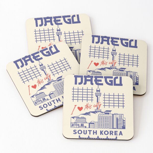 Item preview, Daegu - South Korea - I love this city designed and sold by Backpack-Hiker.