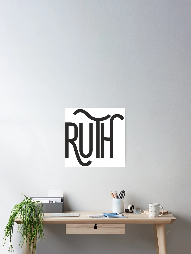 Thumbnail 2 of 3, Poster, Ruth Name, Ruth Calligraphy, Gift for Ruth, Custom Gift Ruth, Personalized Gift Ruth, Ruth Gift, Birthday Gift designed and sold by NameArtStore.