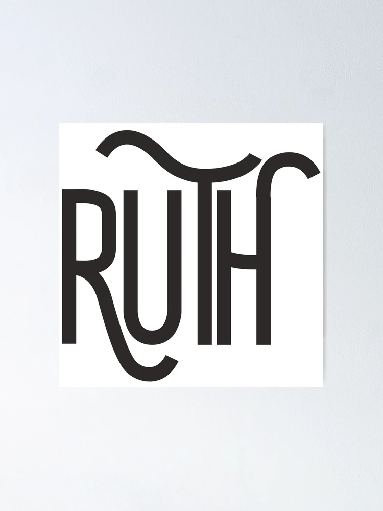 Thumbnail 1 of 3, Poster, Ruth Name, Ruth Calligraphy, Gift for Ruth, Custom Gift Ruth, Personalized Gift Ruth, Ruth Gift, Birthday Gift designed and sold by NameArtStore.