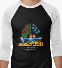 Valley of the Pixels Men's Baseball ¾ T-Shirt