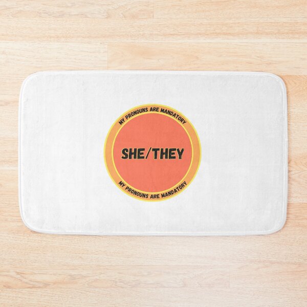 Item preview, My Pronouns Are Mandatory (she/they) designed and sold by hec8.