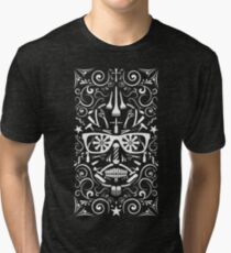 barbershop icons calavera Tri-blend T-Shirt
