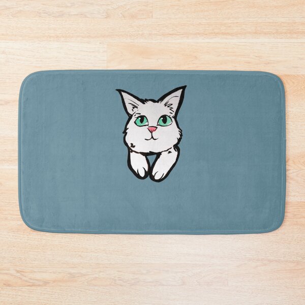 Artikelvorschau, White kitty cat entworfen und verkauft von FrictionMaxxing.