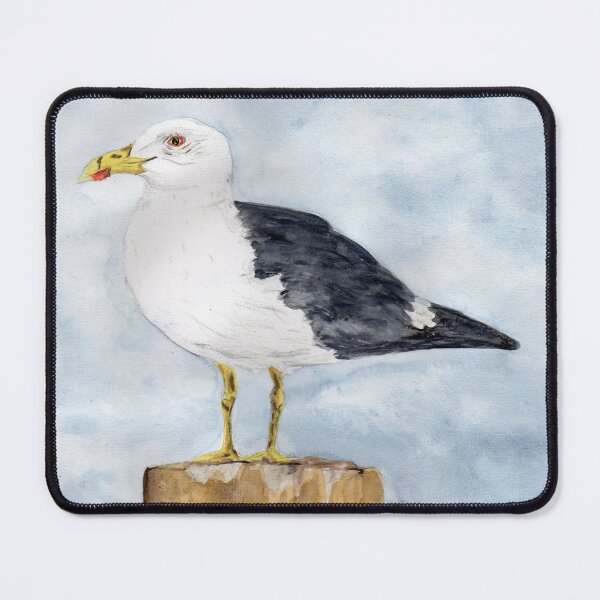 Item preview, Seagull at the harbor designed and sold by Sandra  Steinke.