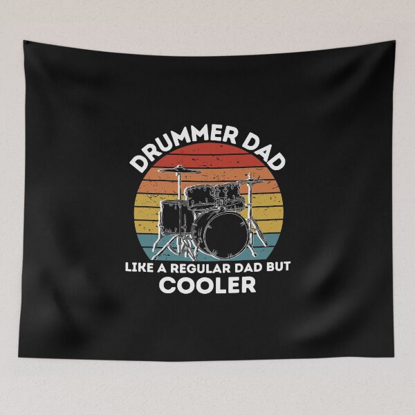Artikelvorschau, Drummer Dad Like A Regular Dad But Cooler-Dad Gift, Father's Day Gift entworfen und verkauft von Mindcaptain.