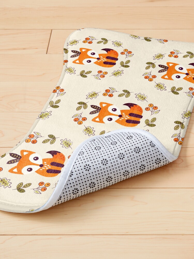Alternate view of Little Fox with Autumn Berries Pet Mat