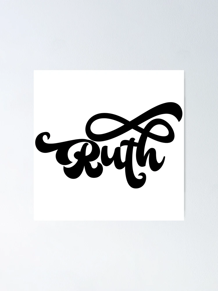 Thumbnail 1 of 3, Poster, Ruth Name, Ruth Calligraphy, Gift for Ruth, Custom Gift Ruth, Personalized Gift Ruth, Ruth Gift, Birthday Gift designed and sold by NameArtStore.