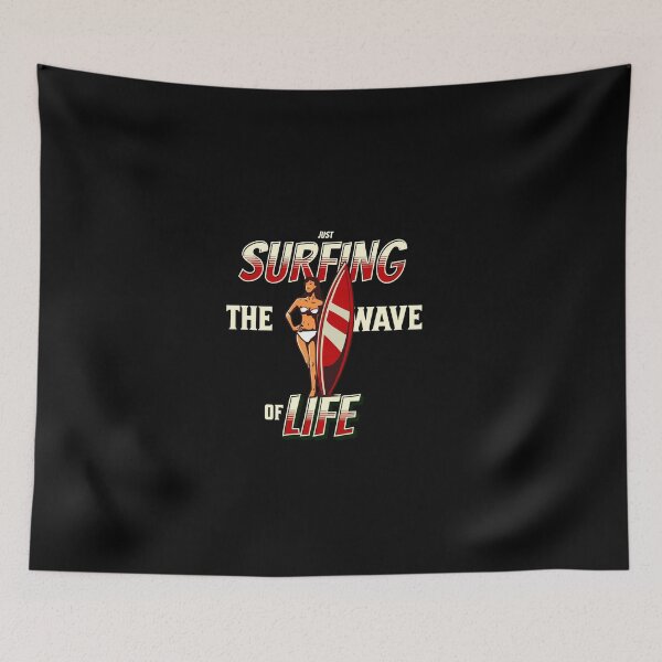 Item preview,  Just Surfing The Wave of Life designed and sold by Surfing Designs.Life.