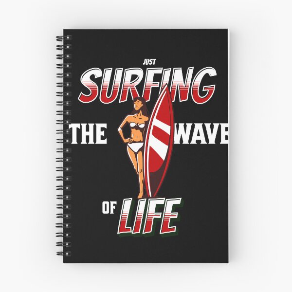 Item preview, Just Surfing The Wave of Life designed and sold by Surfing Designs.Life.