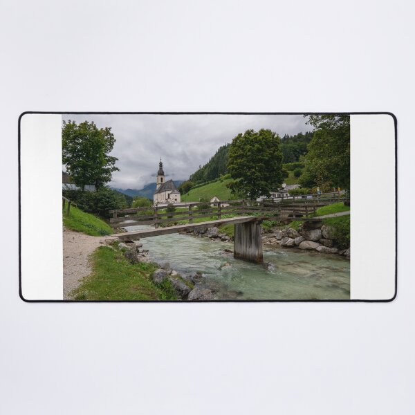 Item preview, The Church of St. Sebastian in Ramsau - Berchtesgaden - Berchtesgaden Alps designed and sold by xP42.