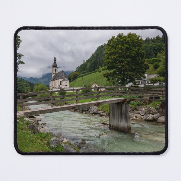 Item preview, The Church of St. Sebastian in Ramsau - Berchtesgaden - Berchtesgaden Alps designed and sold by xP42.
