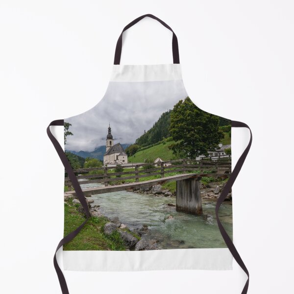 Item preview, The Church of St. Sebastian in Ramsau - Berchtesgaden - Berchtesgaden Alps designed and sold by xP42.