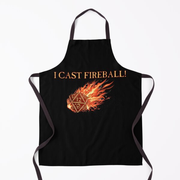 Item preview, D20 I Cast Fireball! designed and sold by SideQuest - Scribbled Chaos!.